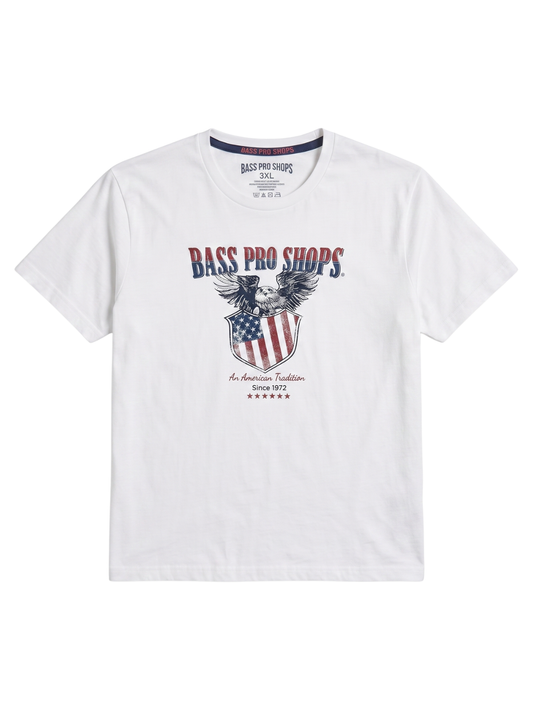 Export Printed White Round Neck T-Shirt