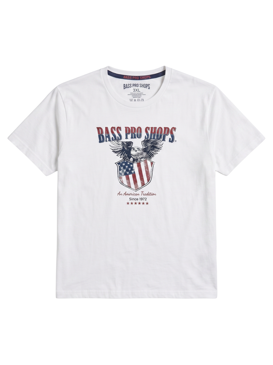 Export Printed White Round Neck T-Shirt