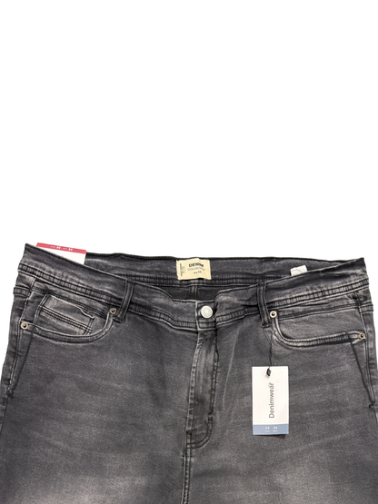 Grey Cotton Jeans Pant