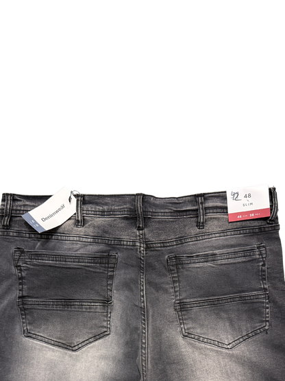 Grey Cotton Jeans Pant