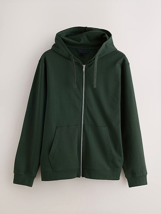 Bottle Green Zipper