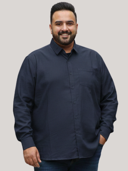 Oxford blue Plain shirt