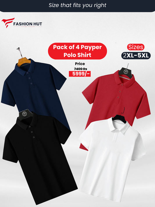 Pack of 4 Payper Polo Shirts