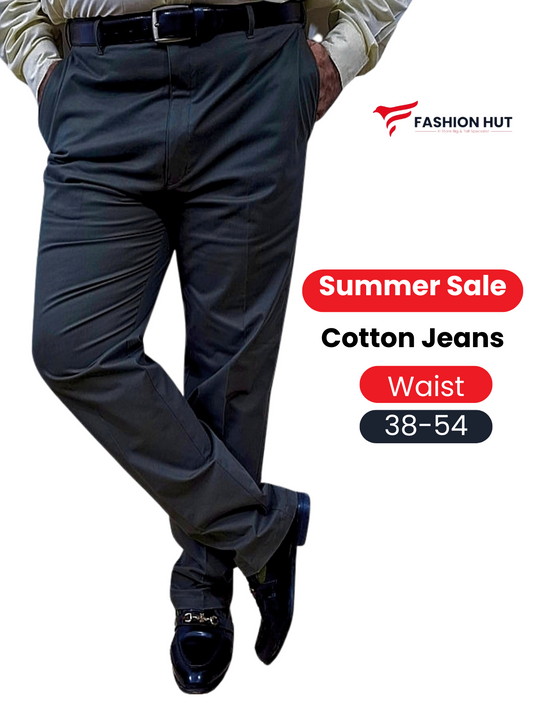 Soft Stretchable Dark grey Cotton jeans