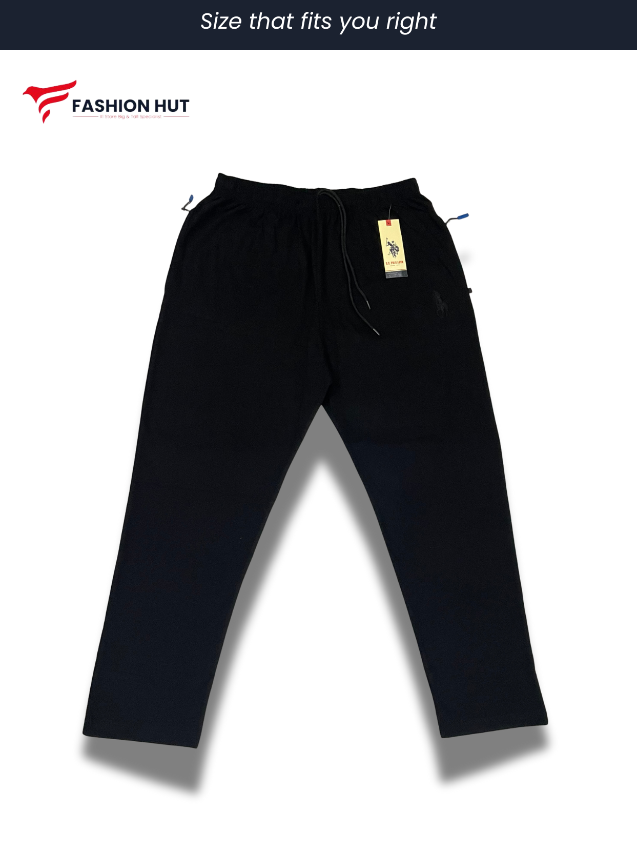 Pack of 2 Soft Cotton Jersey Trousers Big size