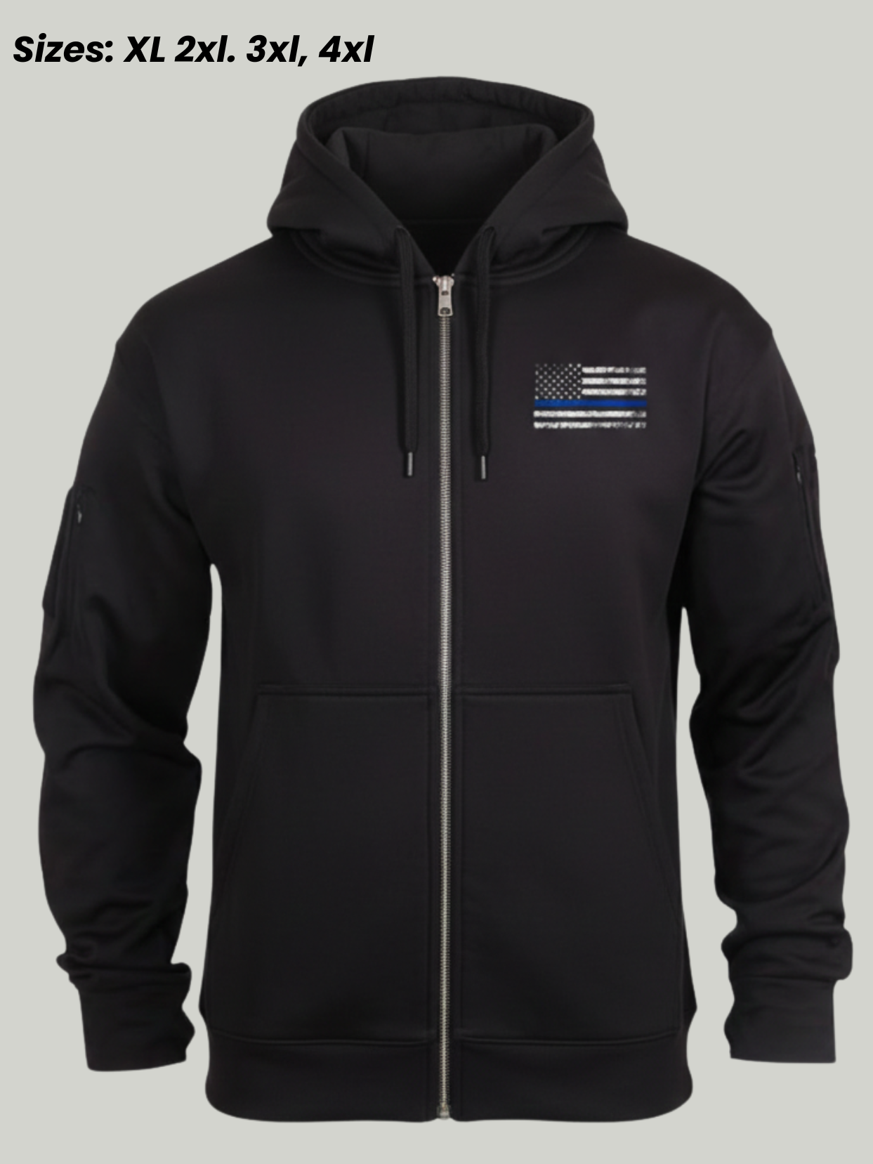 Sportswear Fleece Black Zipper