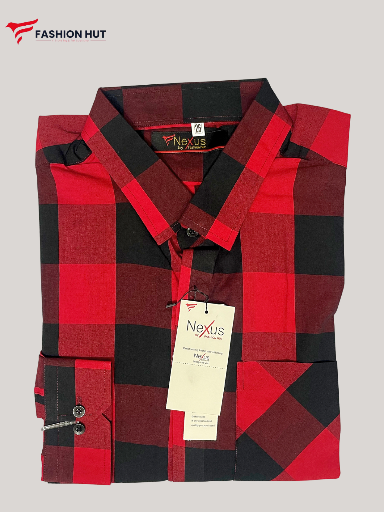 Dynamite Red Checkered Shirt