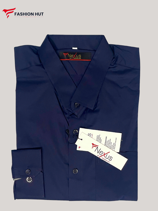 Oxford blue Plain shirt