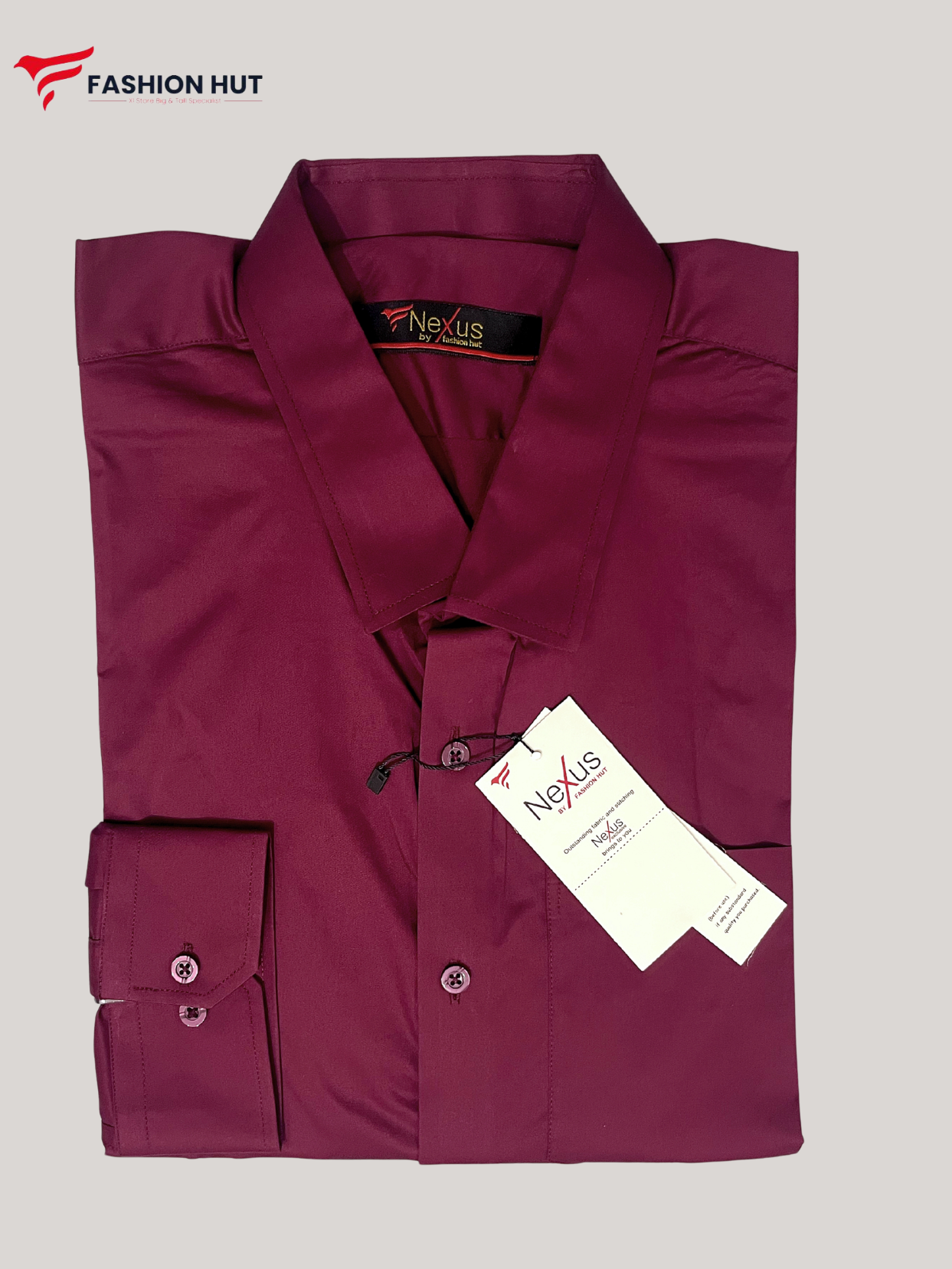 Vintage Maroon Plain Shirt