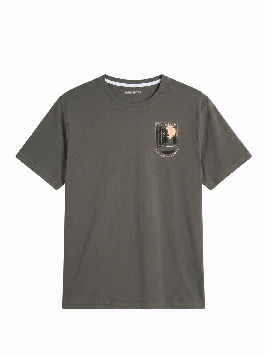 Printed Grey Round Neck T-Shirt | Summer Edition