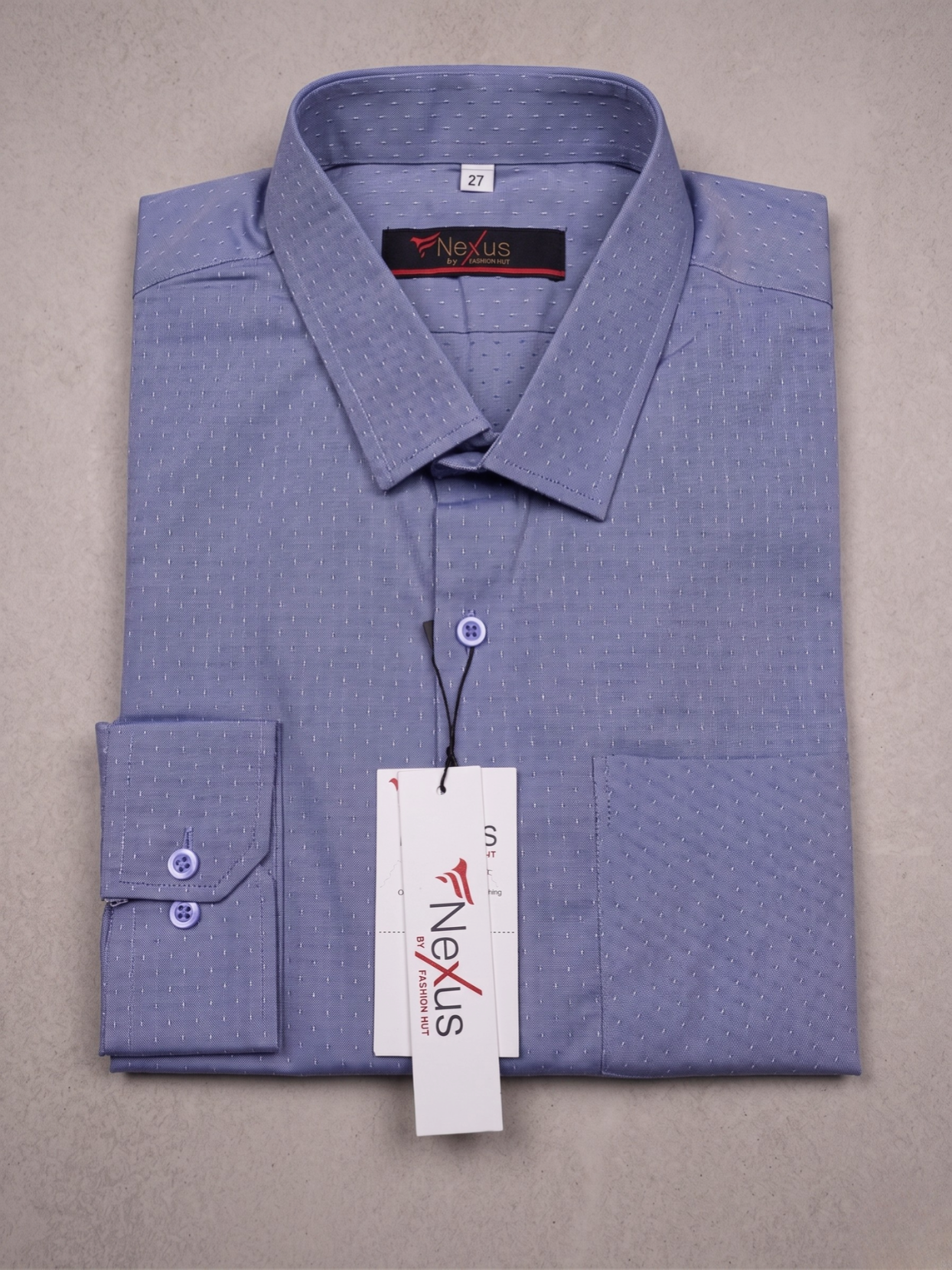 Blueish Purple print Pattern Shirt