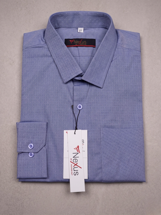Blueish Purple print Pattern Shirt