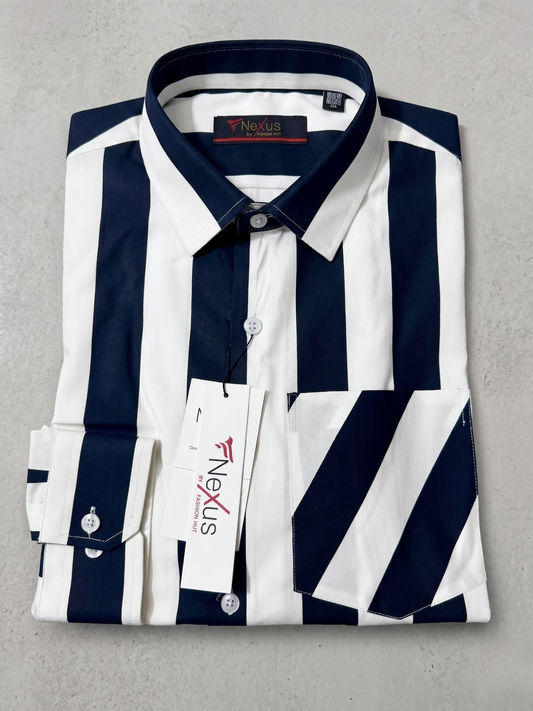 Black White Stripes Shirt