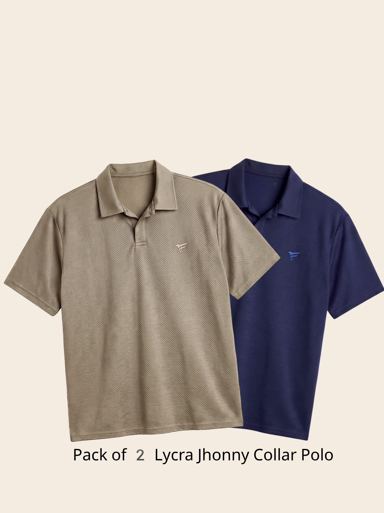 Pack of 2 Lycra Johnny Colar Polo | Summer Fit