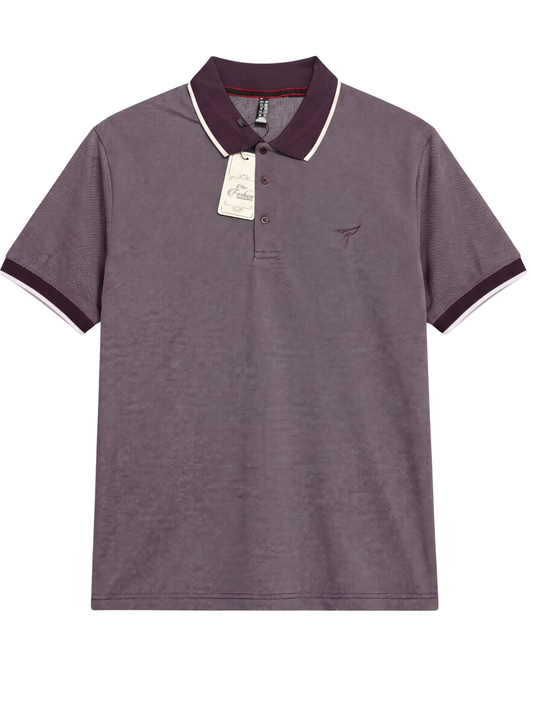 Plum Bird Eye P.Q Polo Shirt