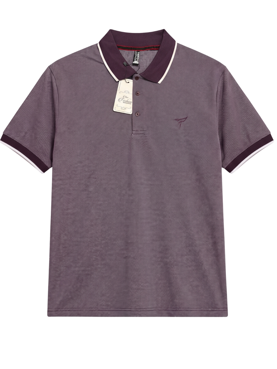Plum Bird Eye P.Q Polo Shirt