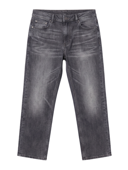 Grey Cotton Jeans Pant