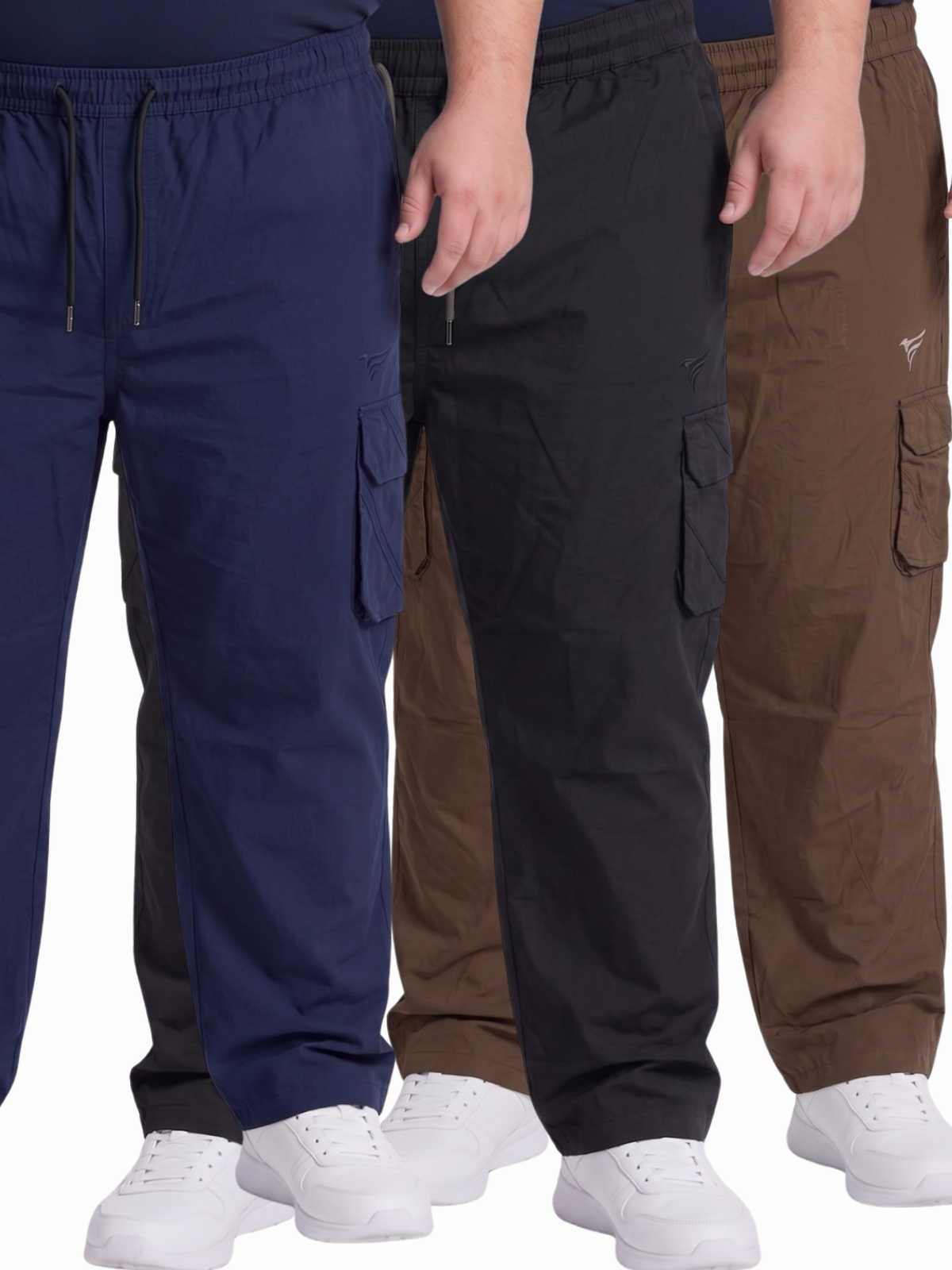 Pack of 3 Premium Cargo Trousers