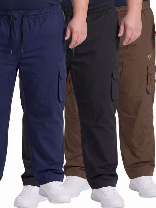 Pack of 3 Premium Cargo Trousers