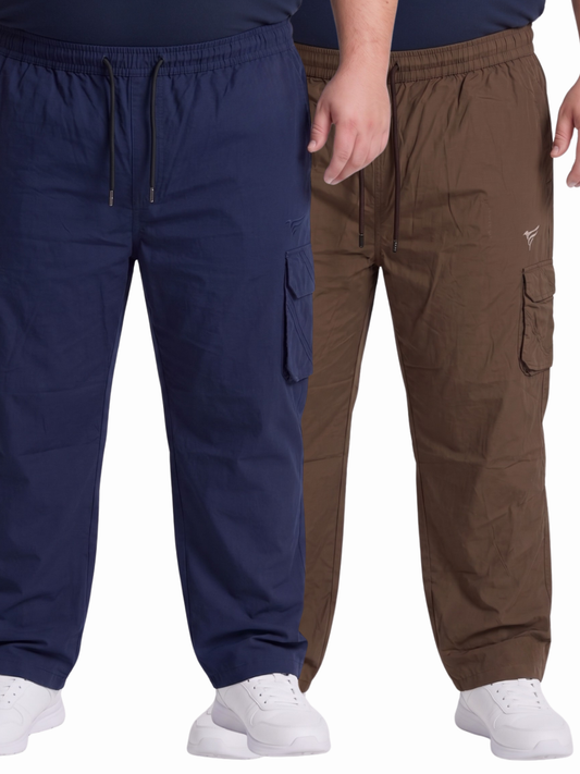 Pack of 2 Premium 5 Pockets Cargo Trousers