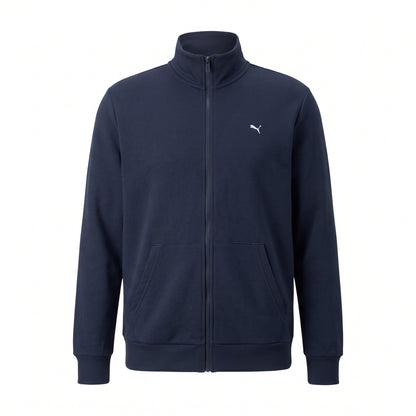 Navy Blue full Mock Zipper