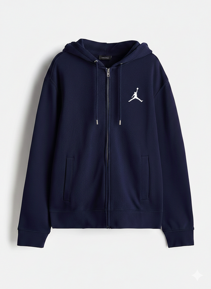 Navy Blue Zipper