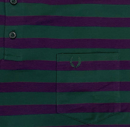 UC  Polo Stripers Green with Purple lines | Summer Fit
