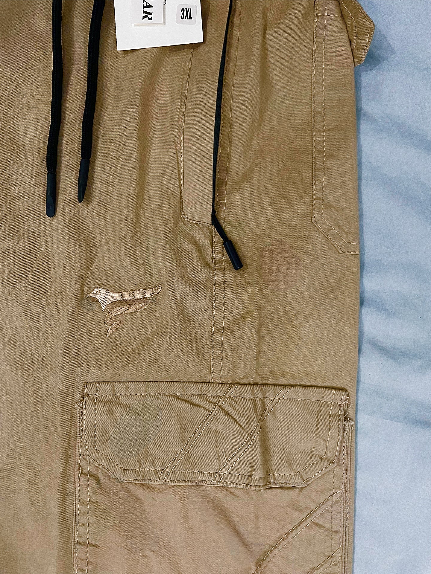Premium Beige Cargo Trousers