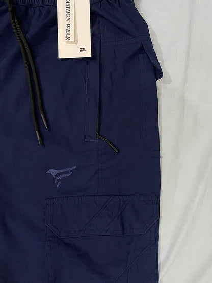Premium Blue Cargo Trousers