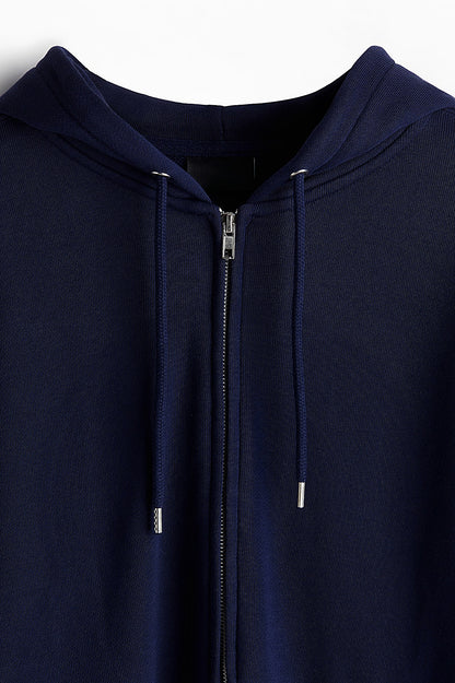 Navy Blue Zipper