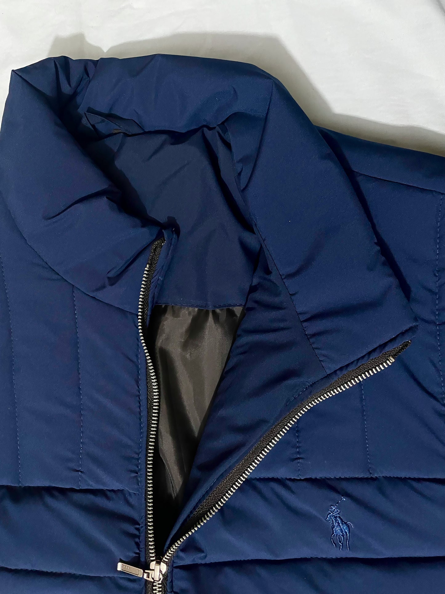 Blue Parachute Puffer Jacket