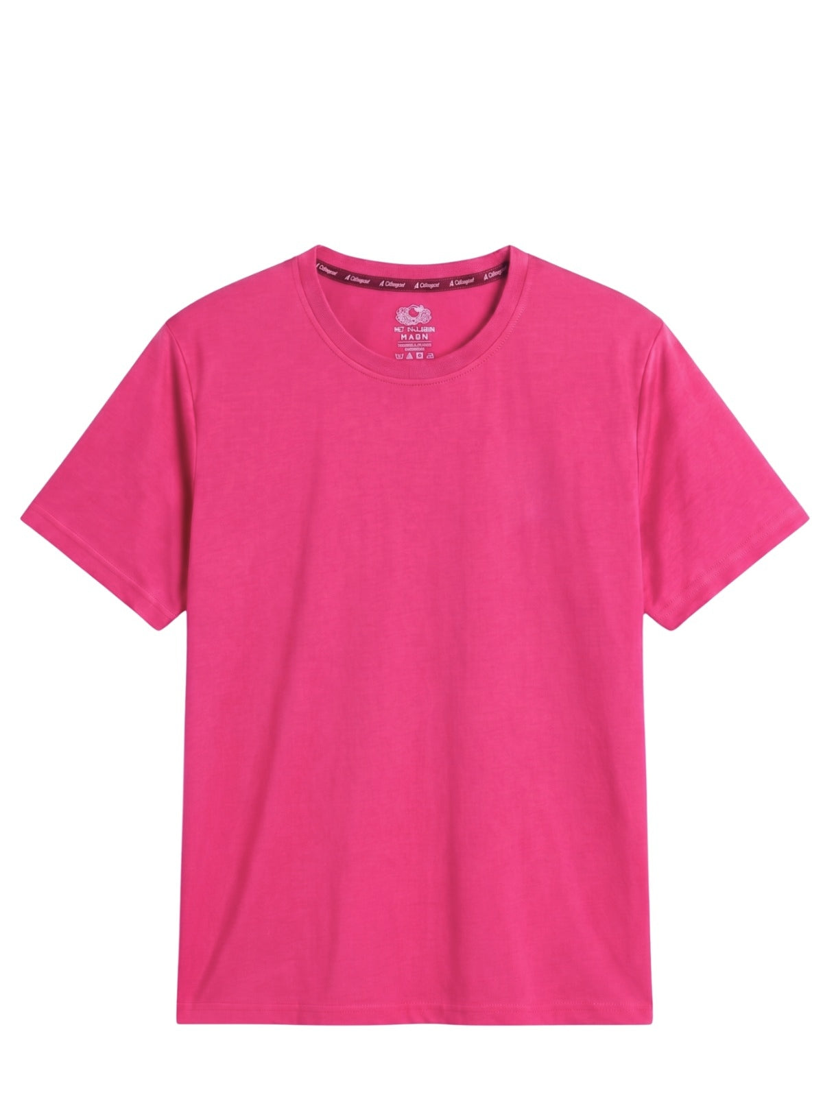 Pink Soft Jersey Round Neck T-Shirt