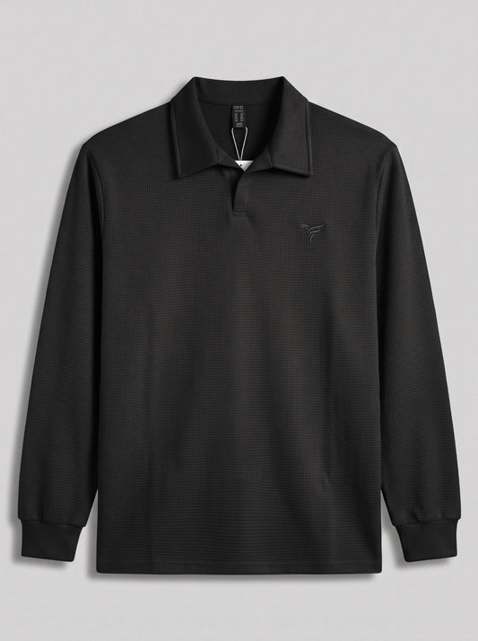 Charcoal Grey Premium Thermal Fleece Johnny Collar | Winter Edition