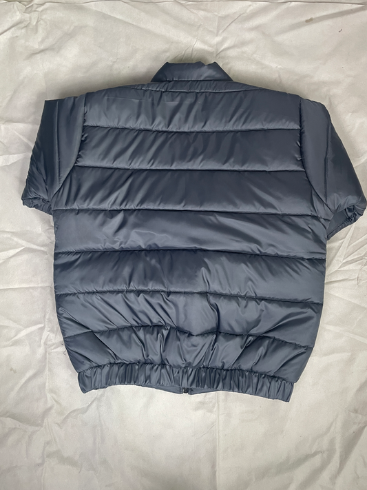 Grey Full Sleeve Parachute jacket