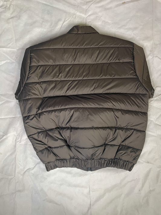 Chocolate Brown Full Sleeve Parachute jacket