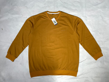 Mustard Plain Sweatshirt