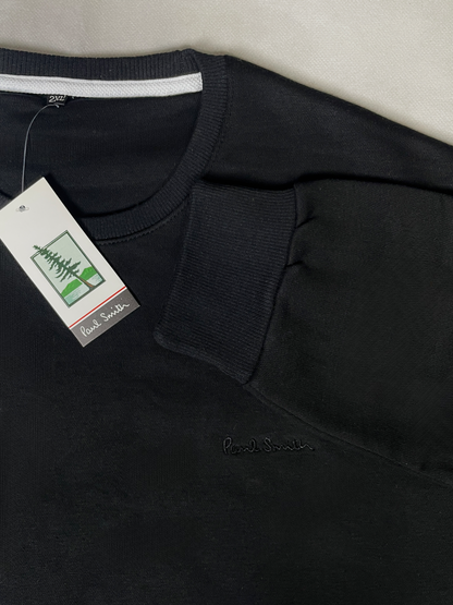 Black Plain Sweatshirt