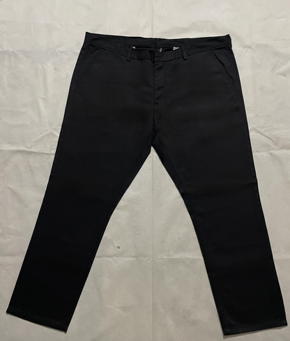 Soft streachable Jet Black Cotten jeans
