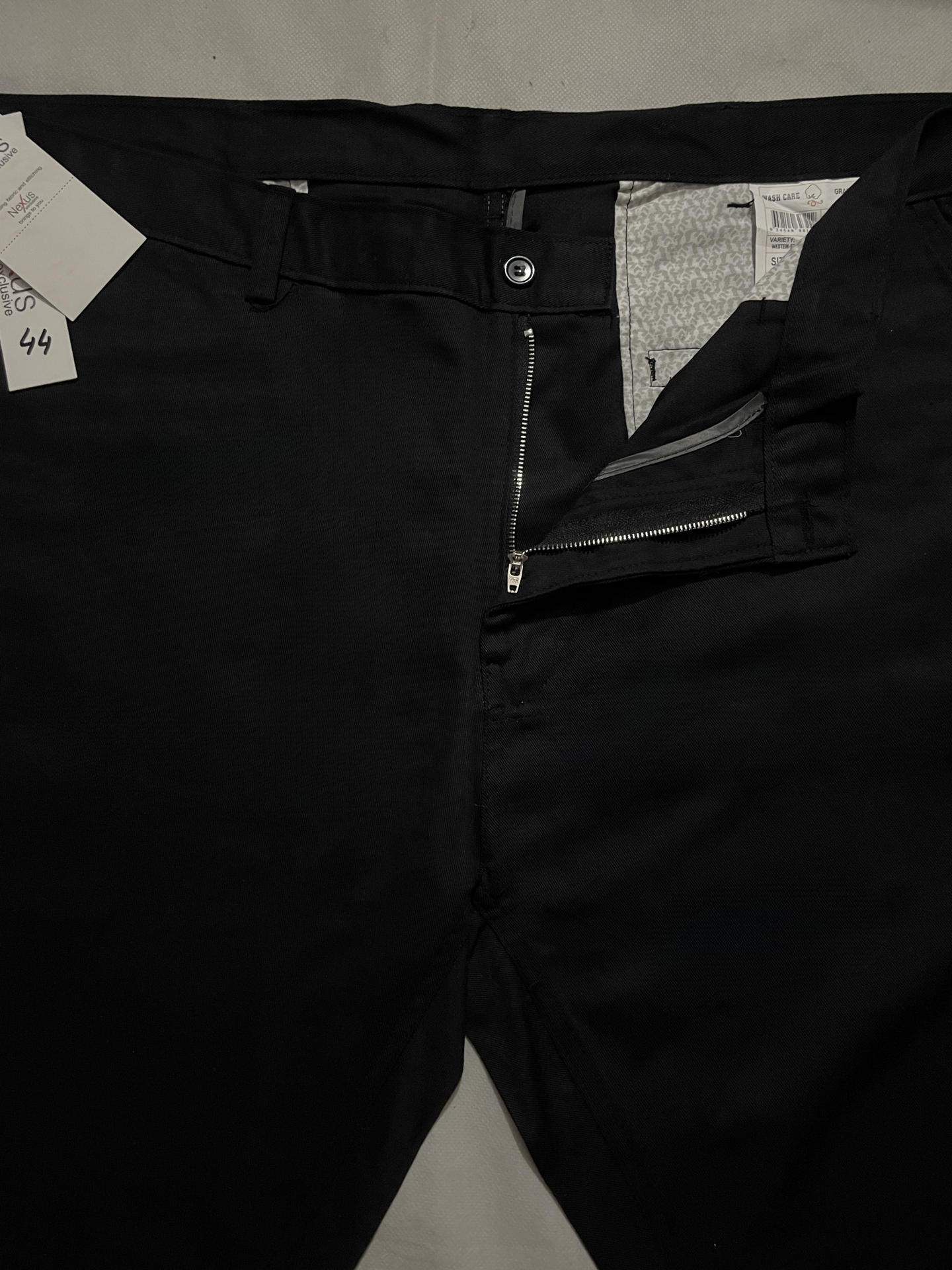 Soft streachable Jet Black Cotten jeans