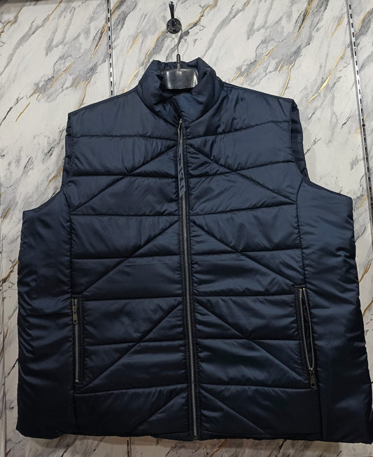 Sleeveless Parachute Puffer Jacekts
