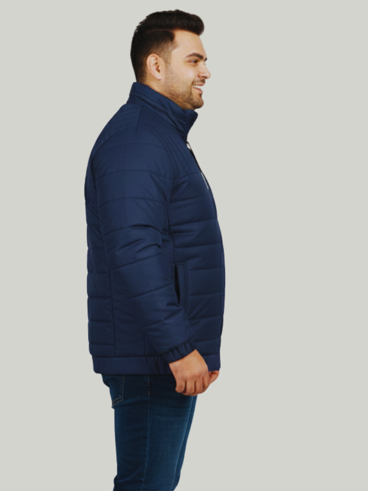 Blue Parachute Puffer Jacket