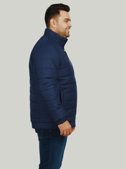 Blue Parachute Puffer Jacket