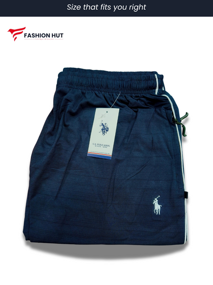 Premium Navy Blue Jersey Shorts