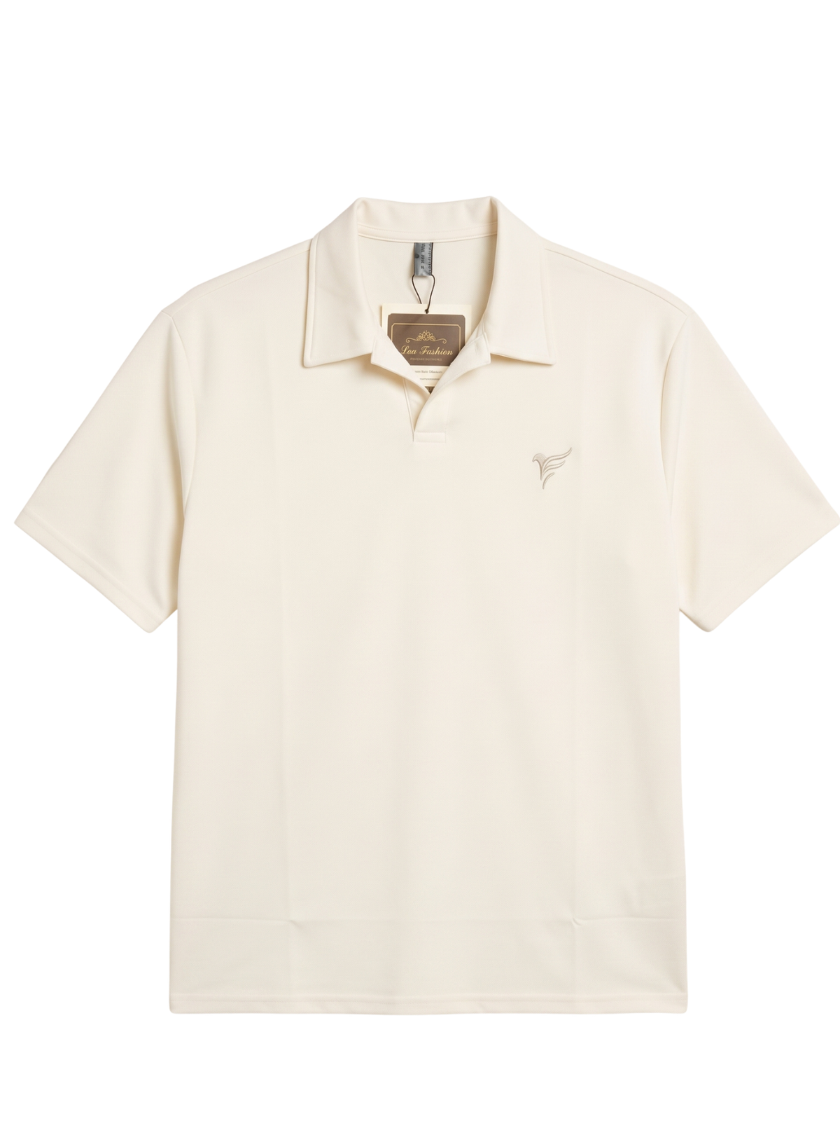 White Pk Lycra johnny Collar Polo| Summer Fit
