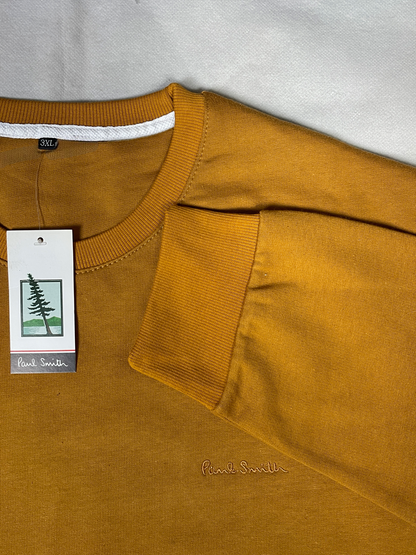 Mustard Plain Sweatshirt