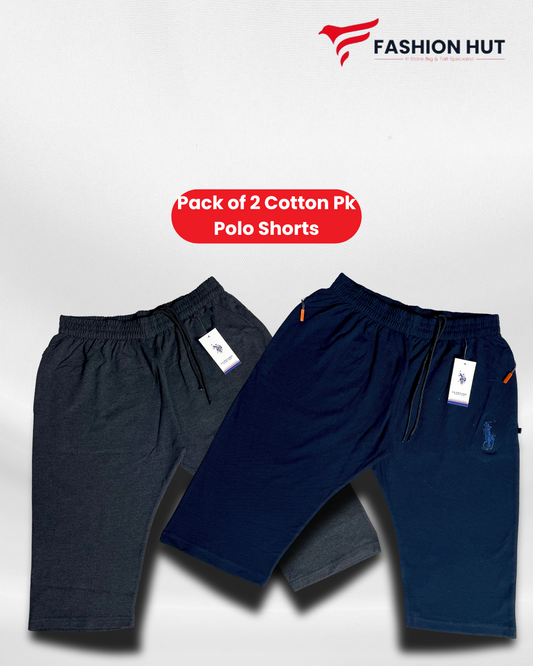 Pack of 2 PK Polo Shorts (Summer edition)