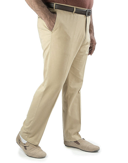 Soft Stretchable beige Cotton Pant