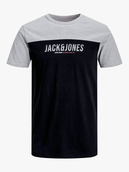 Pack of 4 JACK & JONES | 100% ORIGINAL T-SHIRT | PANEL STYLE