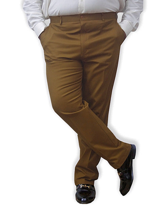 Soft Stretchable Mustard Brown Cotton jeans