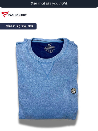 Sky Blue Plain Sweatshirt | Winter edition